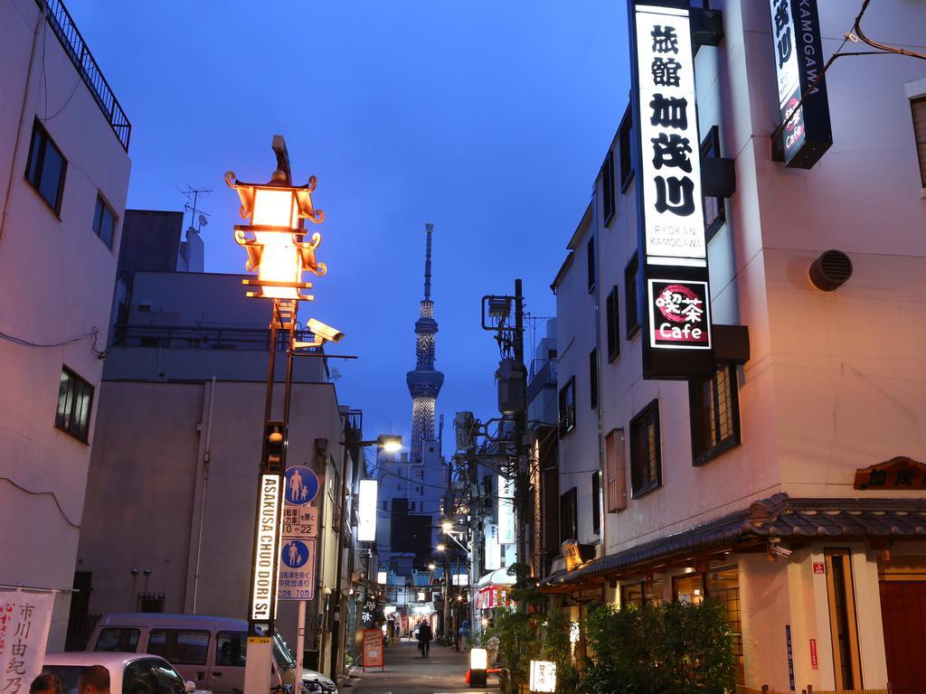 Ryokan Kamogawa Asakusa Tokyo Luaran gambar